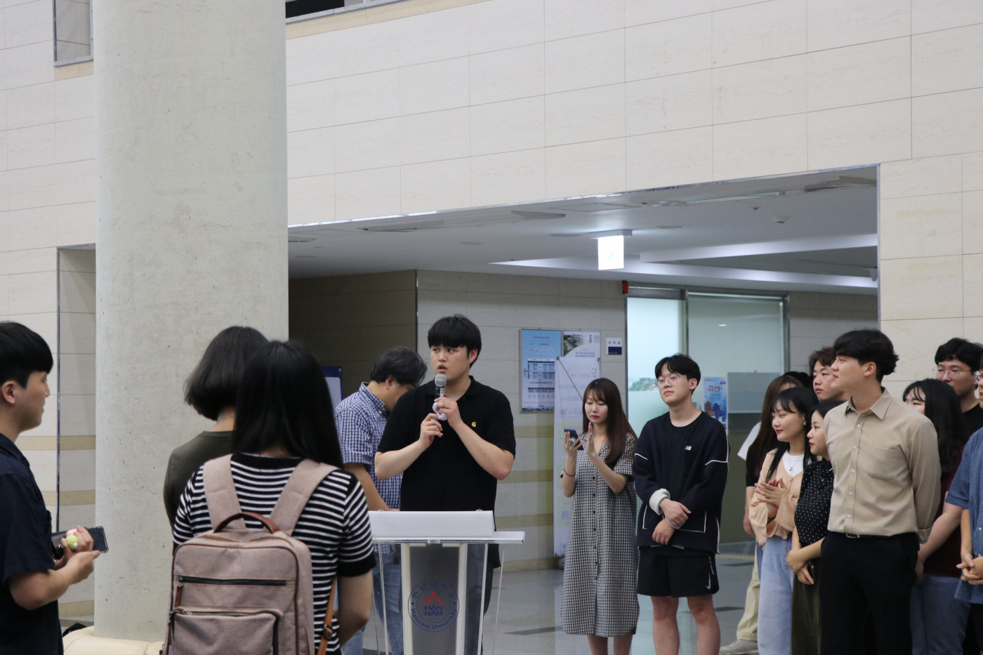 졸업전시회 개막식