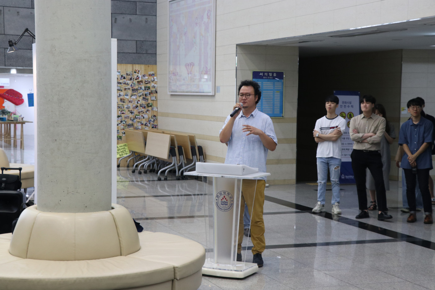졸업전시회 개막식